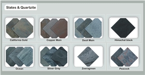 Indian Slate Flooring Tiles
