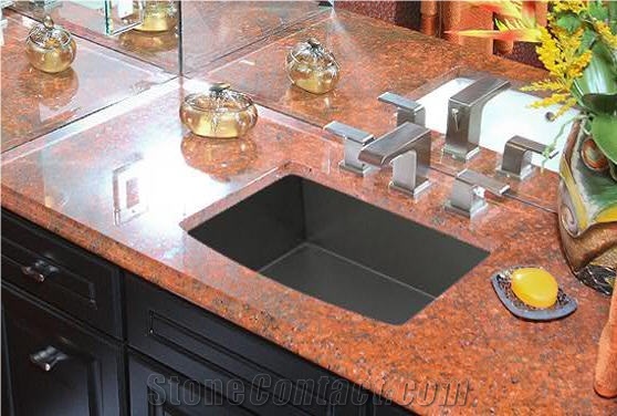 Red Granite Vanity Top