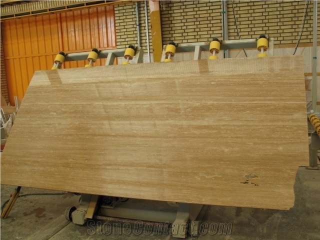 Beige Travertine Slab