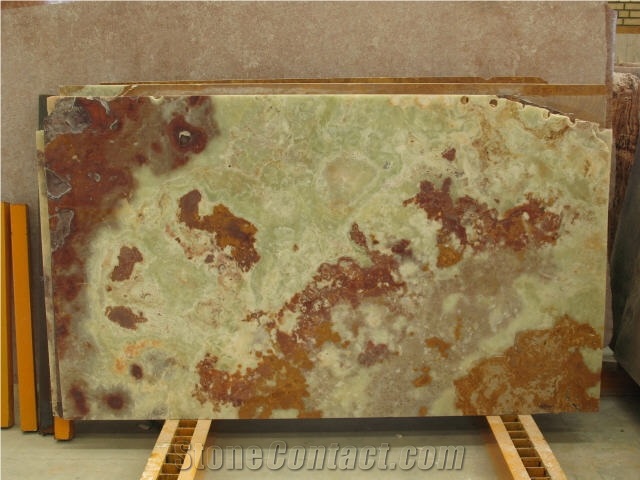 Naghadeh Green Onyx Slab
