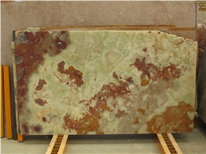 Naghadeh Green Onyx Slab