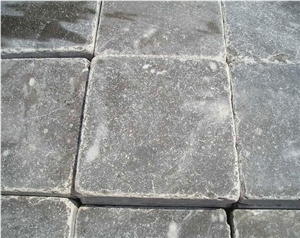 Grey Tumbled Blue Limestone Paver