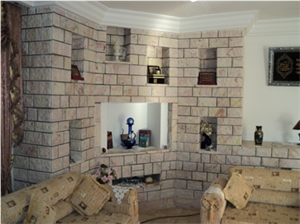 Beige Sandstone Wall Panel
