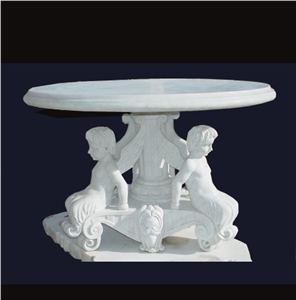 White Marble Table