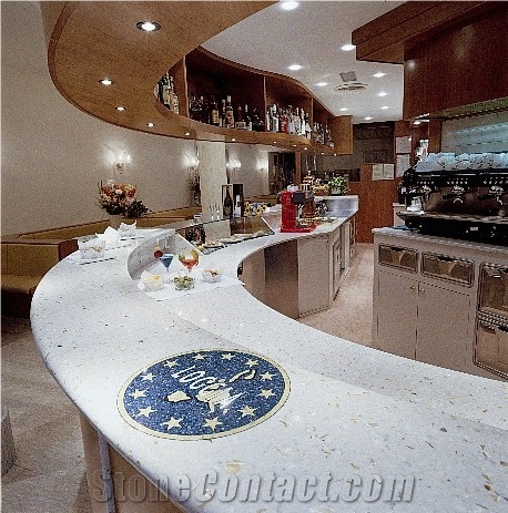 Marble Agglomerate Kitchen Countertops