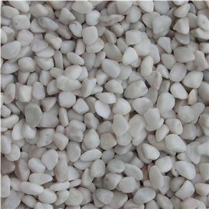 White Marble Tumble Pebble Stone
