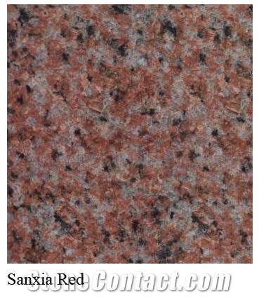 Sanxia Red Granite Tile