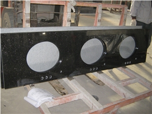 Black Galaxy Granite Vanity Top