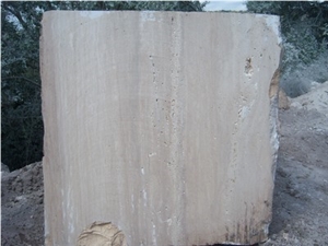 Mexican Travertine, Mexico Beige Travertine Block