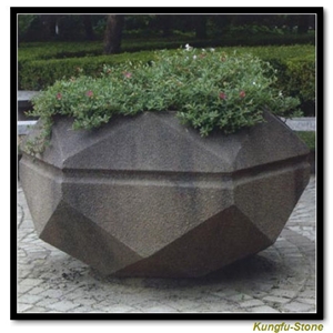 Grantie Flower Pot