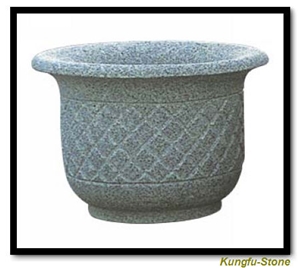 Grantie Flower Pot