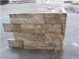Beige Travertine Split Face Strip Tile Beige Travertine Split Face Strip Tile