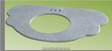 Pearl White Granite Vanity Top