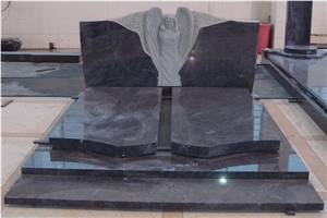 Bahama Blue, Granite Tombstone, Monuments,Headston