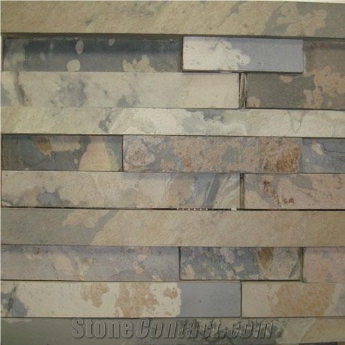 Indian Autumn Rustic Slate Ledge Stone