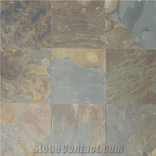 Vijaya Gold Slate Stone, California Gold Slate Tiles