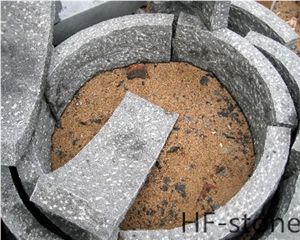 G654 Black Granite Kerbstone