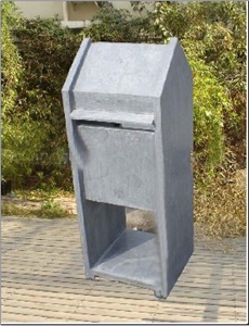 Grey Bluestone Mailbox