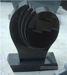 Shanxi Black Granite Tombstone