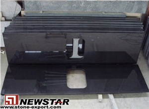 Black Granite Kitchen Vanity Top