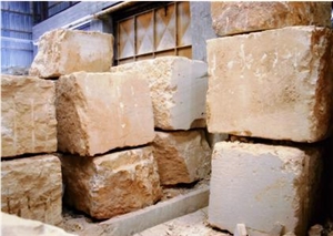 Jerusalem Gold Limestone Block, Israel Yellow Limestone