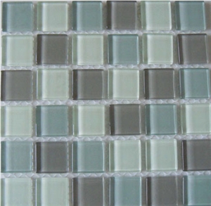 Crystal Glass Color Mixed Mosaic CTR-GB-S002