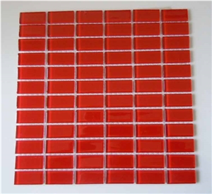 Red Ultrathin Crystal Glass Mosaic Tile CTR-G-B003 Red Ultrathin Crystal Glass Mosaic Tile CTR-G-B003