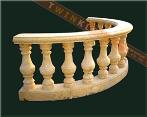 Yellow Marble Balustrade