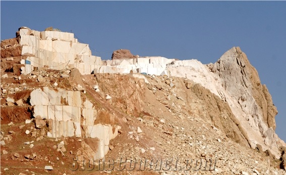 Harsin Cream Marble Block, Beige Marble Blocks