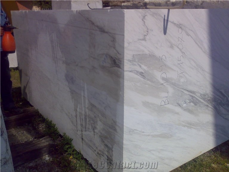 Calacatta Manhattan Marble Block,Italy White Marble