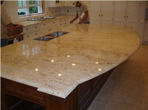 Yellow Granite Kitchen Tops