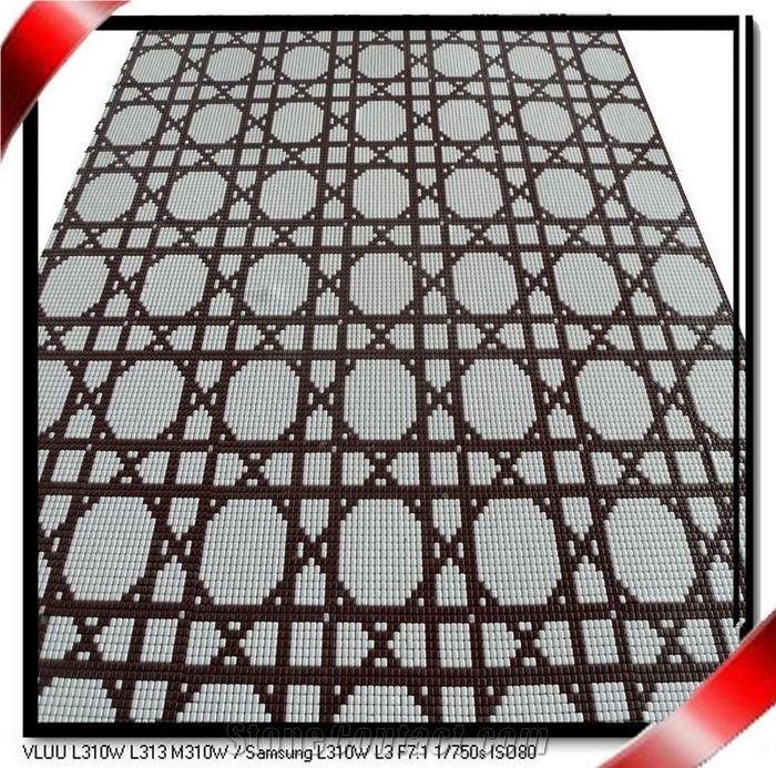Float Glass Mosaic Floor Tiles