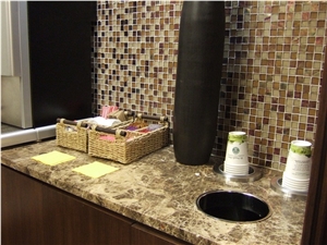 China Emperador Light Vanity Top