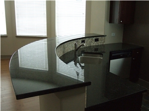 Shanxi Black Granite Countertop for US Project Shanxi Black Granite Countertop for US Project