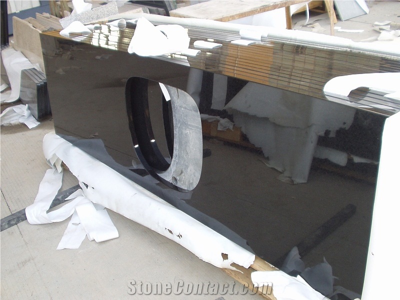 Shanxi Black Granite Vanity Top Packaging