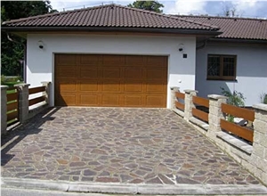 Red Porphyry Granite Paving Stone
