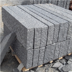 G654 Granite Pineappled Kerbstone,China Black Granite