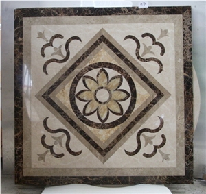 Marble Waterjet Medallion Pattern