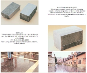 Piedra De Calatorao Limestone Paving Stone,Negro Calatorao Limestone Cobble Stone