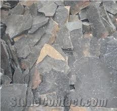 Black Quartzite Random Tile