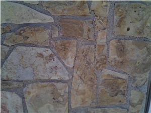 Gold-Brown Sandstone Flagstone Paver