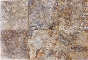 Scabas Brown Travertine Tiles Filled & Honed