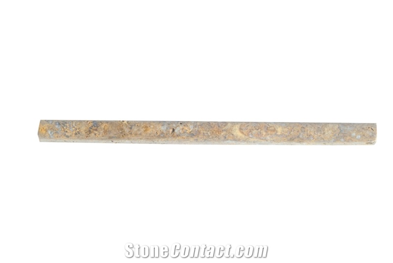 Scabos Travertine Pencil Border