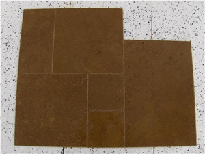 Noce Travertine Pattern Tile,Turkey Brown Travertine