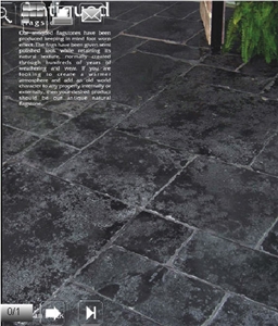 Antiqued Bluestone Pattern Floor Tile