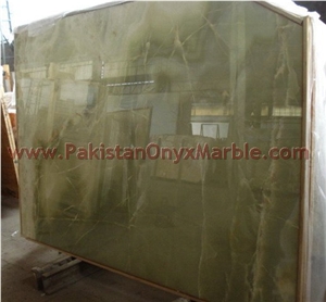 Afghan Green Onyx Slabs