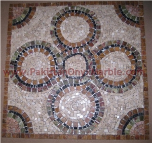 Onyx Mosaic Medallions,Motiv for Floor