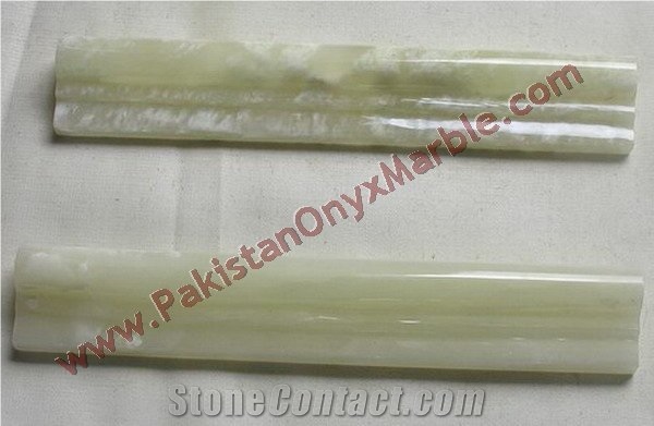 Pakistan Green Onyx Molding, Border Line