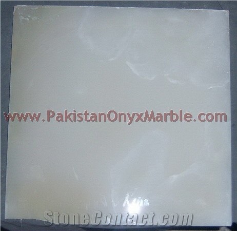 Pure White Onyx Tiles