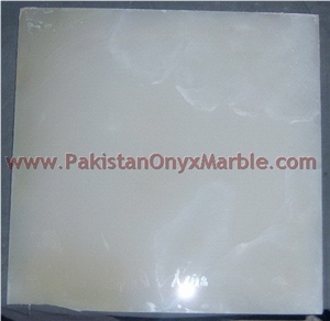 Pure White Onyx Tiles